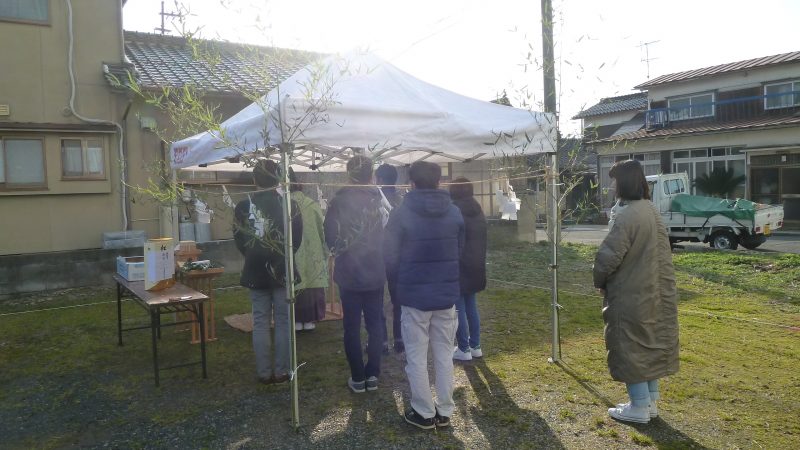 Ｍ様邸、地鎮祭です。